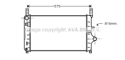 AVA QUALITY COOLING Radiators, Motora dzesēšanas sistēma FD2127